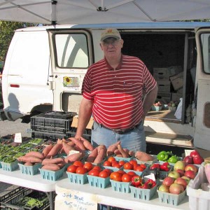 Mark, vendor at the farmers market