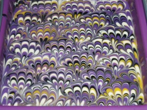 Tanya's Peacock Swirl Soap