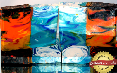 Fire & Water soap by Michelle Bailey