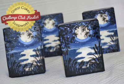 Blue Moon soap by Debi Olsen